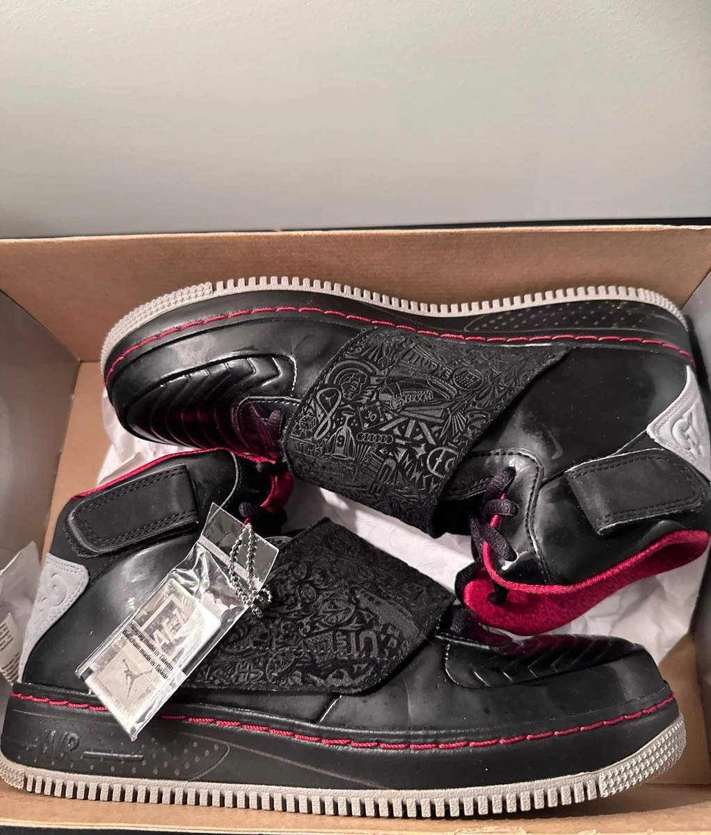 NIKE 2008 Air Jordan Fusion 20 Stealth Black  Varsity Red Air Jordan Fusion 20 (AJF 20) Black / Stealth - Varsity Red  main image 2