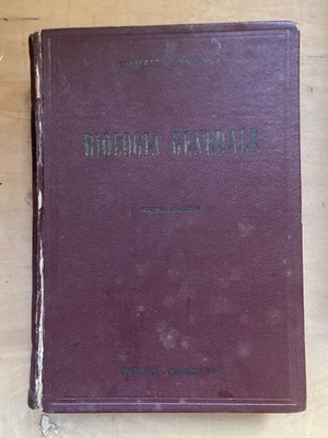 Elemente der allgemeinen Biologie Umberto d'Ancona fünfte Ausgabe 1954