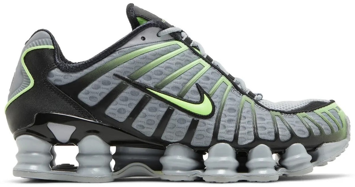Nike Men's Size 9 Shox TL Shoes Wolf Grey Lime Blast AV3595-005 | eBay