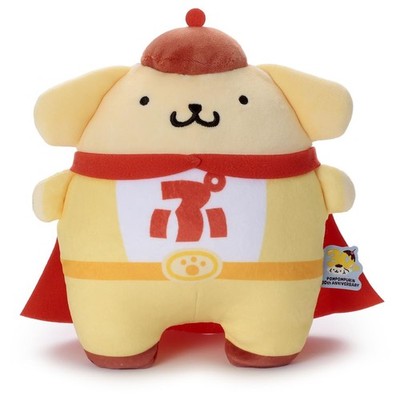 Sanrio Pompompurin Hero Mocchi-Mocchi Plüsch S Größe Takara Tomy