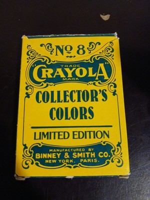 Vtg Crayola No 8 Limited Edition Collector s Retired Colors 1991 Binney & Smith
