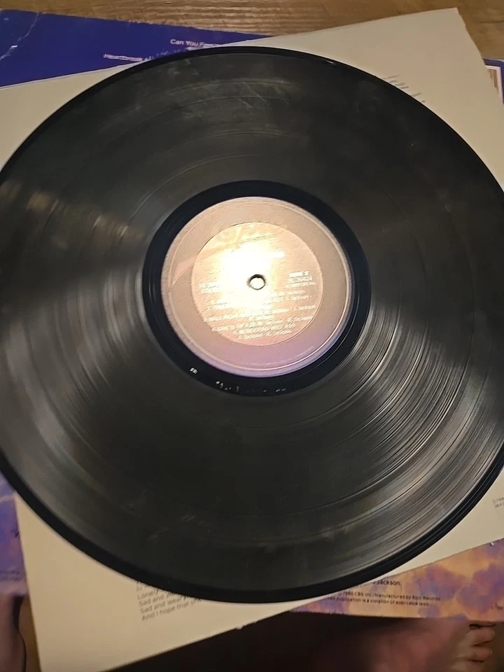 The Jacksons, Triumph LP 1980 Epic Records Lyric Sheet - Funk Soul vg+ Foto 4 de 4