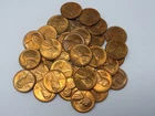 1947-D Brilliant Uncirculated Wheat Cent Penny Partial Roll 35+ Uncirculated BU