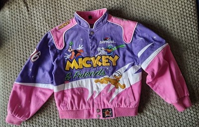 Disney Jacke, Daytona, JH-Desing, Vintage, gestickte Applikationen
