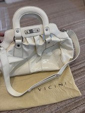 Vicini White Patent Bag ? Made in Italy