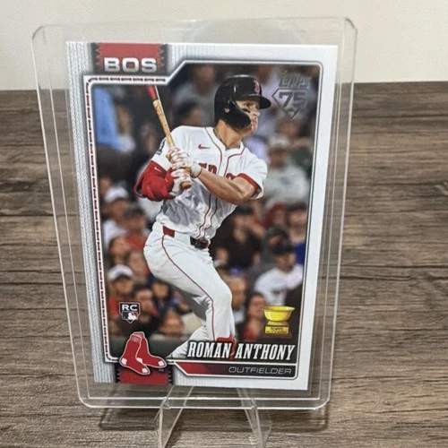 Topps 2026 Series 1 Roman Anthony Rookie Base Boston Red Sox Card #189