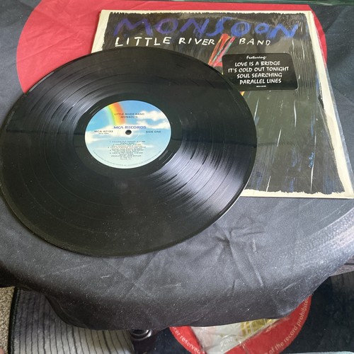 Little River Band - Monsoon (1988, Vinyl LP) “Love Is A Bridge” “Parallel Lines” - Picture 3 of 4