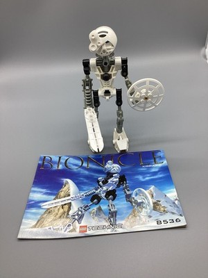 100% Complete & Retired LEGO Bionicle Toa Mata 8536 Kopaka W/Instructions 