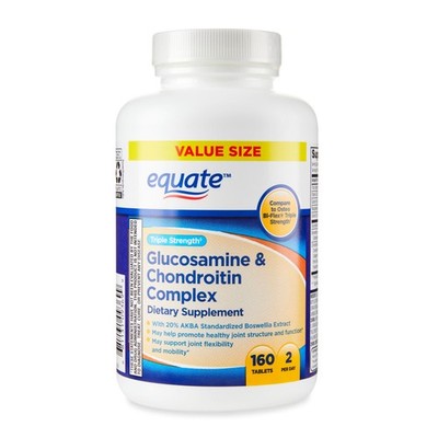 Triple Strength Glucosamine & Chondroitin Complex Tablets Dietary Supplement, 16