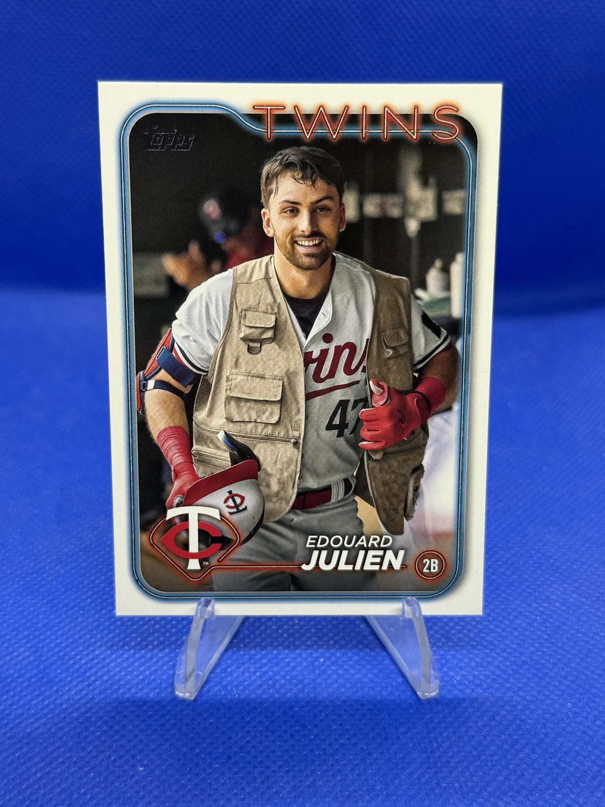 2024 Topps Series 2 - Edouard Julien #596 Golden Mirror Image Variation