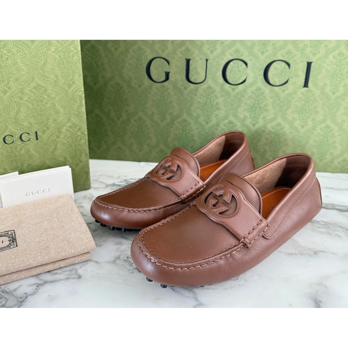 Gucci Moccasin Brown Casual Shoes for Men for sale | eBay