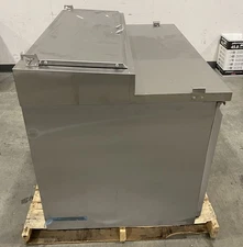 Serv-Ware PP44-6-HC 48” Refrigerated Pizza Prep Table Single Solid Door