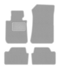 Velours-Fu�matten f�r BMW 1 F21 2011-2019 Schr�gheck 4-tlg Grau OSLO