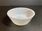 Vntg Anchor Hocking Fire King White Oven Ware Small 5” Bowl Glass Made In USA