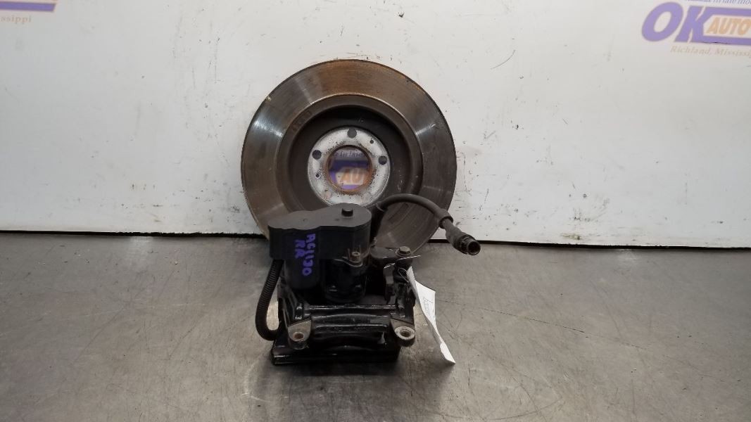 10 BENTLEY CONTINENTAL GT BRAKE CALIPER WITH ROTOR REAR RIGHT PASSENGER BLACK