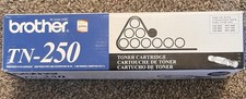 Brother TN-250 Genuine Black Toner Cartridge OEM   New Sealed Bag Open Box