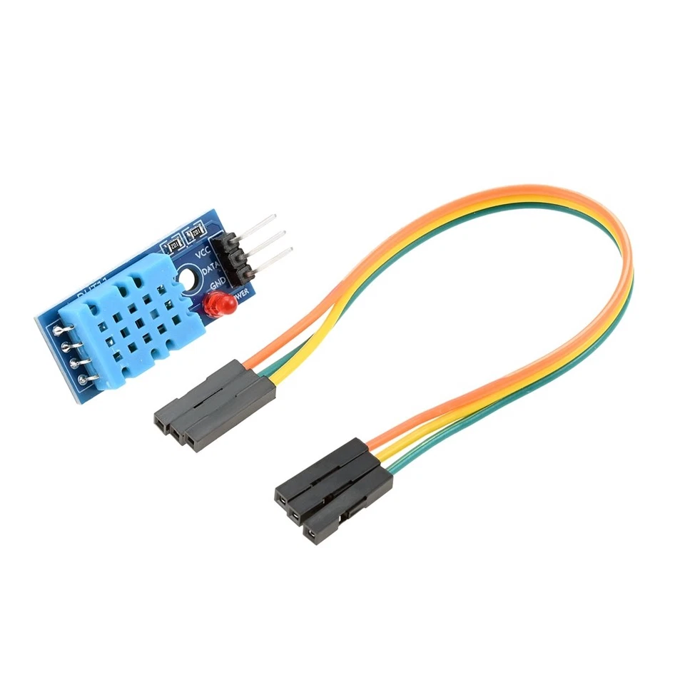 Digital Temperature and Humidity Sensor Module w Jumper Cables DHT11 3.3V-5V - Image 4 of 4