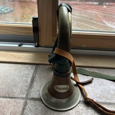 VINTAGE GERMAN BRASS FURST  Pless Hunting Horn