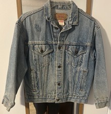 Vintage Levi Strauss Co. Denim Trucker Jacket Size Medium Made In USA
