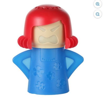 #ad Home X Steam#x27;n Mama Microwave Steam Cleaner Angry Mama Blue $7.49