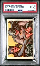 1966 A & BC BATMAN (BLACK BAT ON FRONT) #35 CAT WOMAN DEFEATED PSA 6