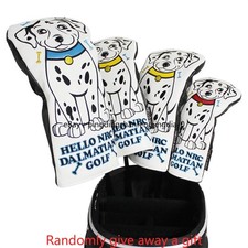 Cute Dog Design Golf Driver/Fairway Wood/ Hybrid Club Headcover 135UT Selection-