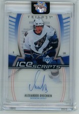 2006-07 Upper Deck Trilogy - Ice Scripts Alex Ovechkin #IS-AO (AU)
