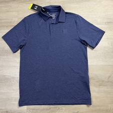 Under Armour Playoff Polo 3.0 Midnight Navy Loose Fit Mens Size Medium NWT
