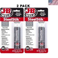 Fast-Setting Steel-Reinforced Epoxy Putty Stick - Tensile Strength of 900 PSI