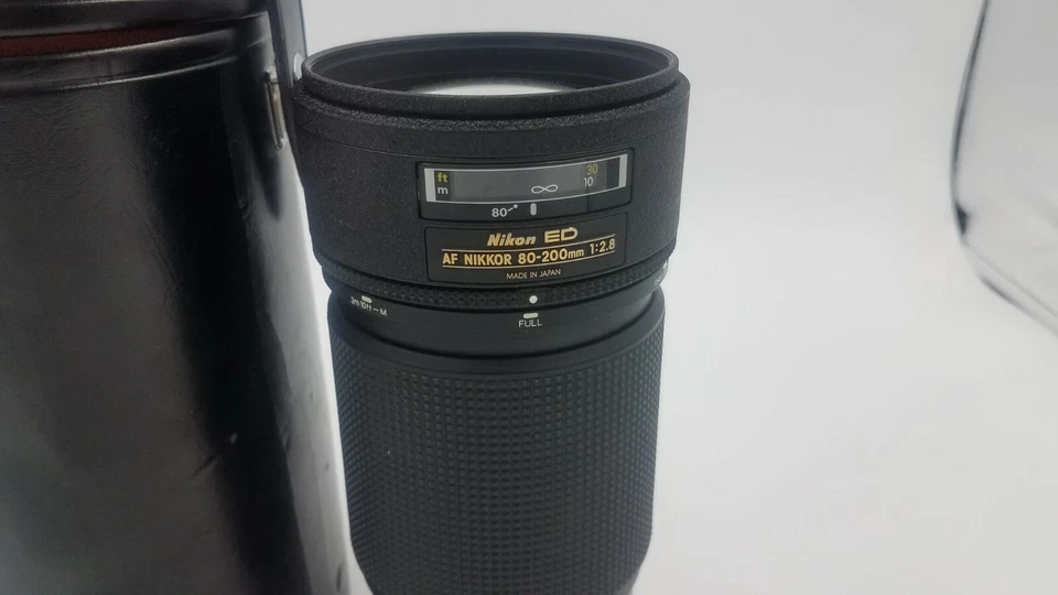 Nikon ED AF Nikkor 80-200 mm 1:2,8 D lente con tapas de estuche Foto 2 de 4