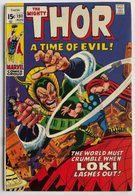 Thor #191 (1971) 1st Appearance DUROK The Demolisher Marvel Comics
