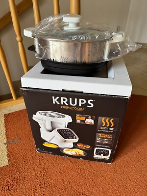 Krups HP5031 Prep & Cook 1550W 4.5l Küchenmaschine + Dampfgaraufsatz XF552D10