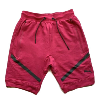 Puma Jersey Shorts Mens Small Relaxed Stretch Outdoor Summer Hiking Beach NEW