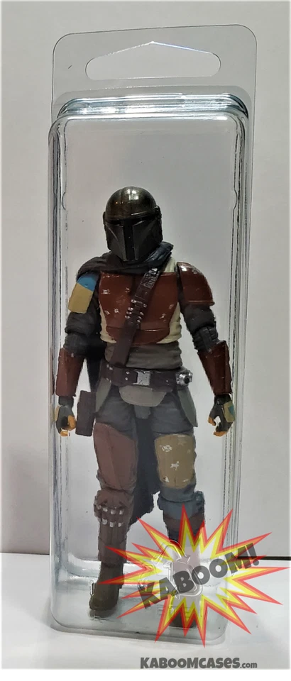 Star Wars loose action figure blister case protective clamshell display 3 3/4 - Image 2 of 4