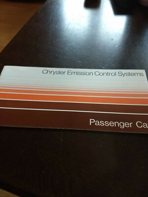   CHRYSLER EMISSION CONTROL SYSTEMS BOOK.LET/MANUAL - PASSENGER CARS 1972
