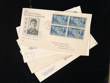 CO DENVER JULY 7 1942 FDCs #906 (5 DIFFERENT COVERS), SCARCE GROUP