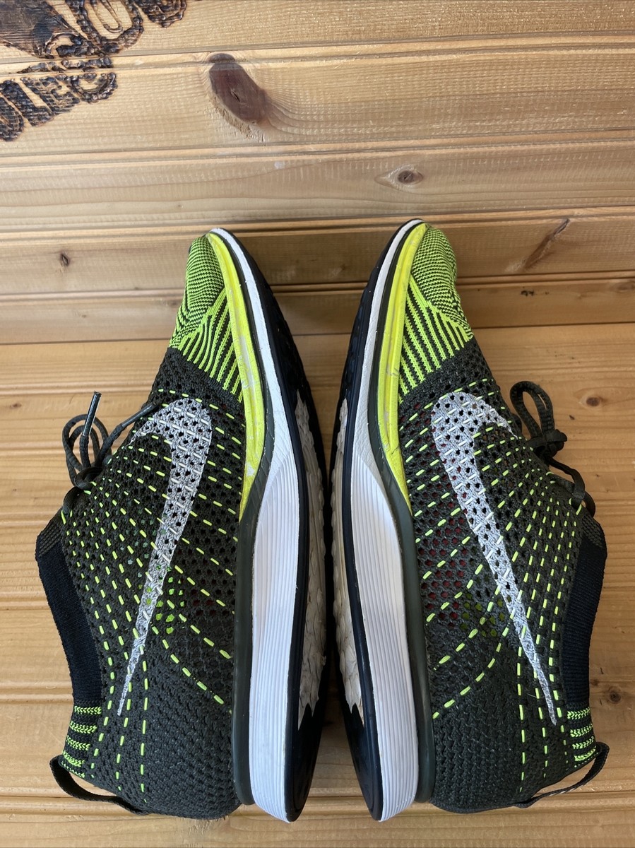 OG 2012 Nike Flyknit Racer VOLT Sample USA Olympic Trainer sz