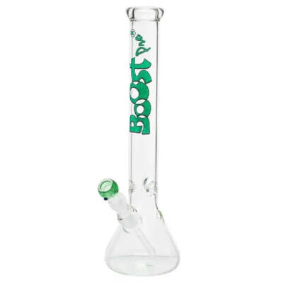 Boost | 17'' Green Beaker Base Glass Water Pipe