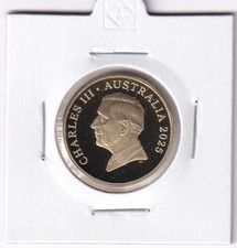 AUSTRALIAN PROOF: 2025 $1 MOB OF ROOS COIN IN 2X2 HOLDER #5106