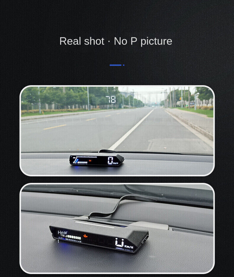Head Up Display Car Accessories Dual Screen HUD Multifunction Onboard ...