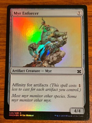 2015 Mtg Magic the Gathering Foil Modern Masters 2015 Myr Enforcer