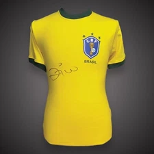 Fantastic - Zico Hand Signed Brazil Retro 1982 Shirt With COA £249