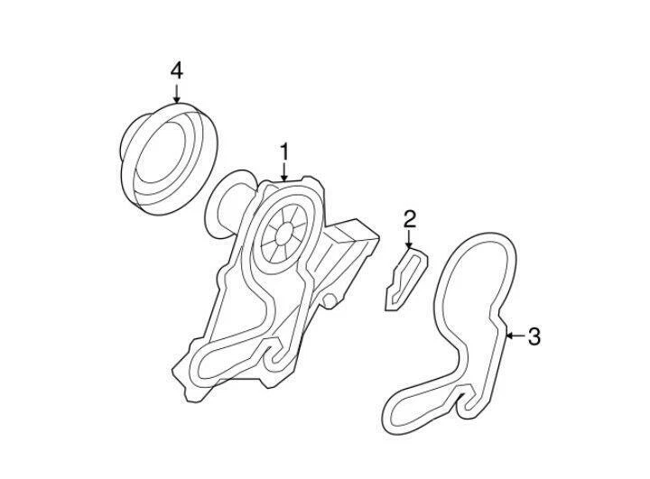 Bomba de agua OEM 25100-3C100 Ups/Ems envío # para Hyundai Santa Fe/Azera 2007~2015 Foto 3 de 4