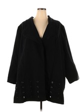 Nwt Catherines Women Black Jacket 4x Plus