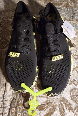 Crocs LiteRide 360 Marbled Pacer Shoes Black/Yellow Mens 