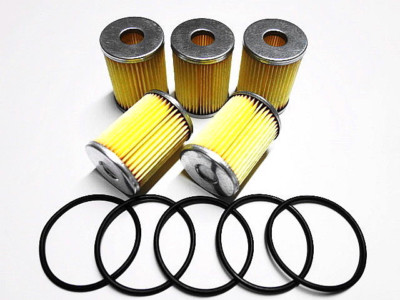 5 x LPG Autogas Gasfilter Tartarini + Dichtring