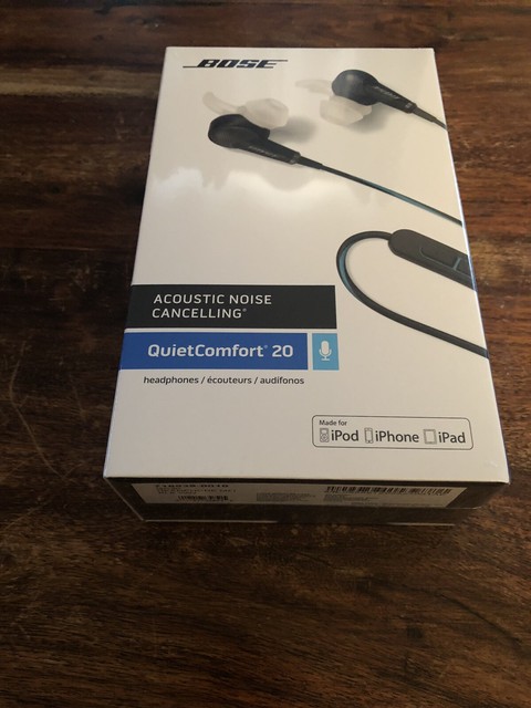 Bose Qc20 Noise Cancelling In Ear Headphones With In Line Controls