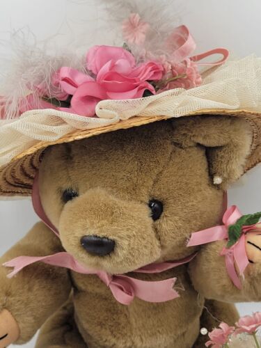 Vintage Bearly People 1987 gelenkt Stofftier Teddybär Designer Plüschtier pm3 - Bild 2 von 14
