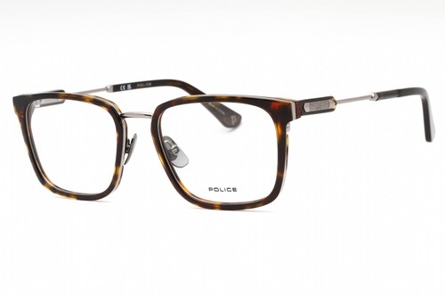 POLICE VPLF09 0509 Eyeglasses Ruthenium Tortoise Frame 53mm - Picture 3 of 4