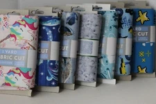 Pre-Cut fabric by the yard 100% Cotton sold per unit Mermaid Game Over Hydrange